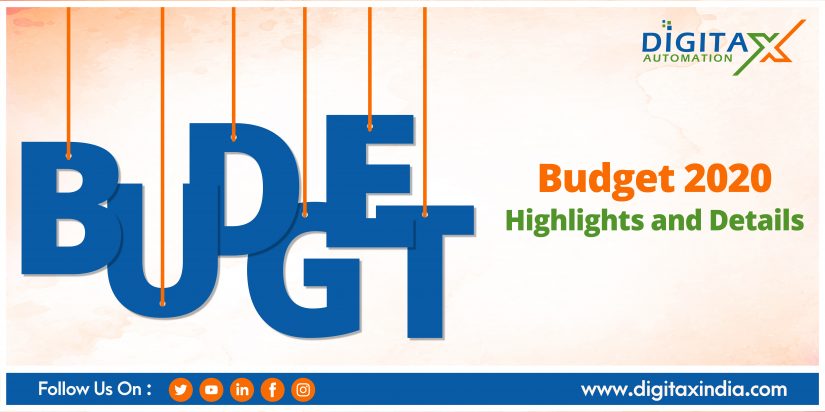 Budget 2020: Highlights and Details